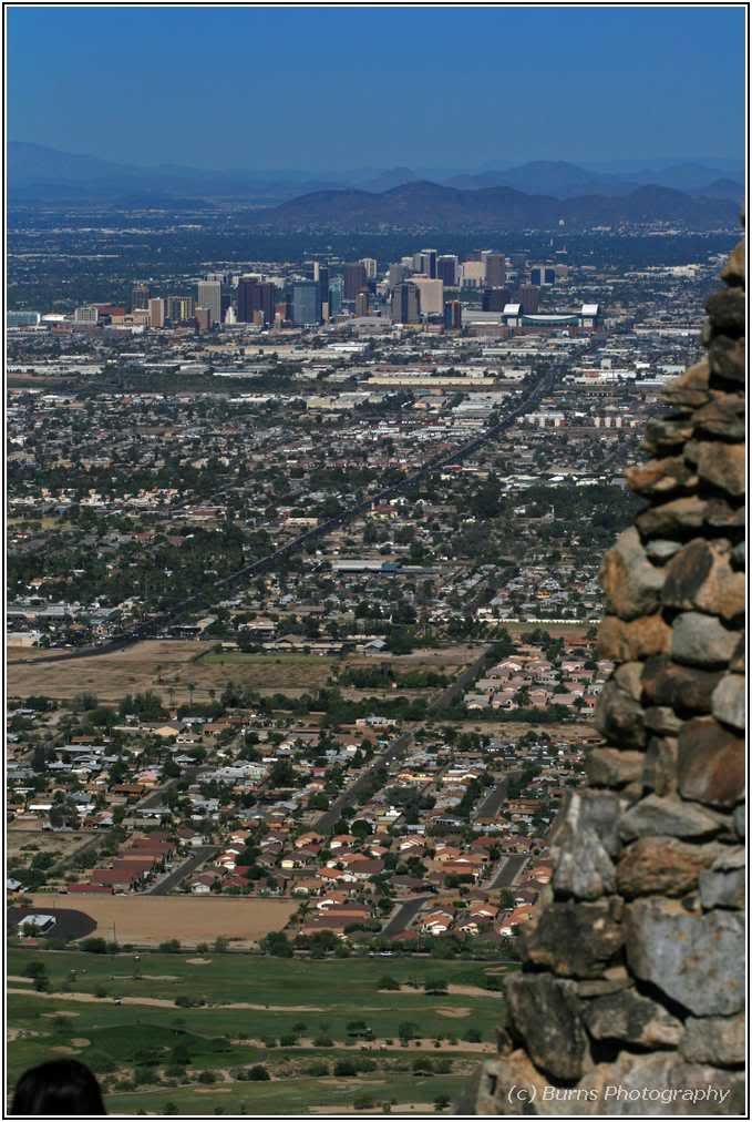 Phoenix as viewed from South Mountain in November, 2010